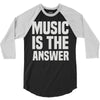 music is the answer 3/4 Sleeve Shirt