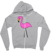 animal pink Zipper Hoodie