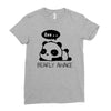 bearly awake Ladies Fitted T-Shirt
