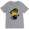 captain haddock tintin cartoon comic V-Neck Tee