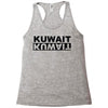 kuwait negative Racerback Tank