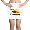 life is better around the campfire Mini Skirts