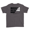 muscles installing Youth Tee