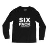 six pack coming soon mens Long Sleeve Shirts