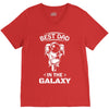 Best Dad in The Galaxy V-Neck Tee