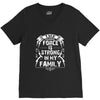 The Force Is Strong In My Family V-Neck Tee