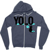 yolo cat Zipper Hoodie