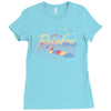 rainbow road Ladies Fitted T-Shirt