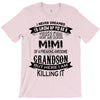 Super Cool Mimi Of A Freaking Awesome Grandson T-Shirt