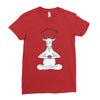 Yoga with Goat Ladies Fitted T-Shirt