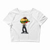 random shit Crop Top