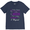 i love someone with pancreatic cancer to the moon &amp; back to infinity V-Neck Tee