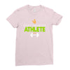 plant powered athlete Ladies Fitted T-Shirt