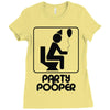 party pooper Ladies Fitted T-Shirt
