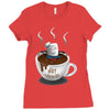 marshmallow man Ladies Fitted T-Shirt
