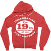 Funny 40th Birthday Zipper Hoodie