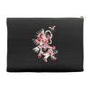 aztec quetzalcoatl Accessory Pouches