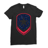 land of the free shield Ladies Fitted T-Shirt
