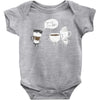 coffee that's always late Baby Bodysuit