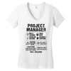 Project Manager Women's V-Neck T-Shirt