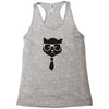 grumpy hipster cat Racerback Tank