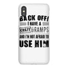 Back Off Crazy Gramps Afraid To Use Him iPhoneX