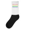 love is love, black lives matter, climate change is real, immigrants m Socks