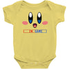 kirby gamer geek snes Baby Bodysuit