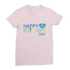 happy father day Ladies Fitted T-Shirt