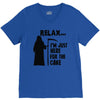i'm just here for the cake V-Neck Tee