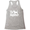 the dogfather beagle white Racerback Tank