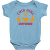 This Girl Loves Her Greyhound Baby Onesie
