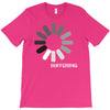 buffering  funny retro loading computer console fashion party T-Shirt