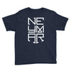 neyma white logo Youth Tee