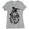 ride into the sunset Ladies Fitted T-Shirt