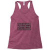 i love the smellof burnt rubber Racerback Tank