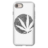 cannabis fingerprinting (black) iPhone 8
