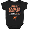 i wear peach for some special to me Baby Bodysuit