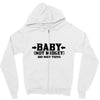 baby not midget do not toss Zipper Hoodie