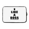like a boss Laptop sleeve
