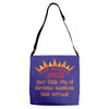 sarcastic sunshine Adjustable Strap Totes