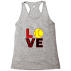 love softball Racerback Tank
