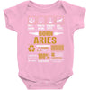 Born Aries Multitasking Problem Solving Tees Baby Onesie