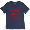mom i love you more everyday V-Neck Tee