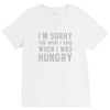 hungry apology V-Neck Tee