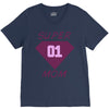 super mom 01 V-Neck Tee