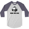 drum and bass 3/4 Sleeve Shirt