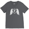 letter f with wings V-Neck Tee