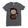 how to be vegetarian Ladies Fitted T-Shirt