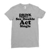 drink triple Ladies Fitted T-Shirt